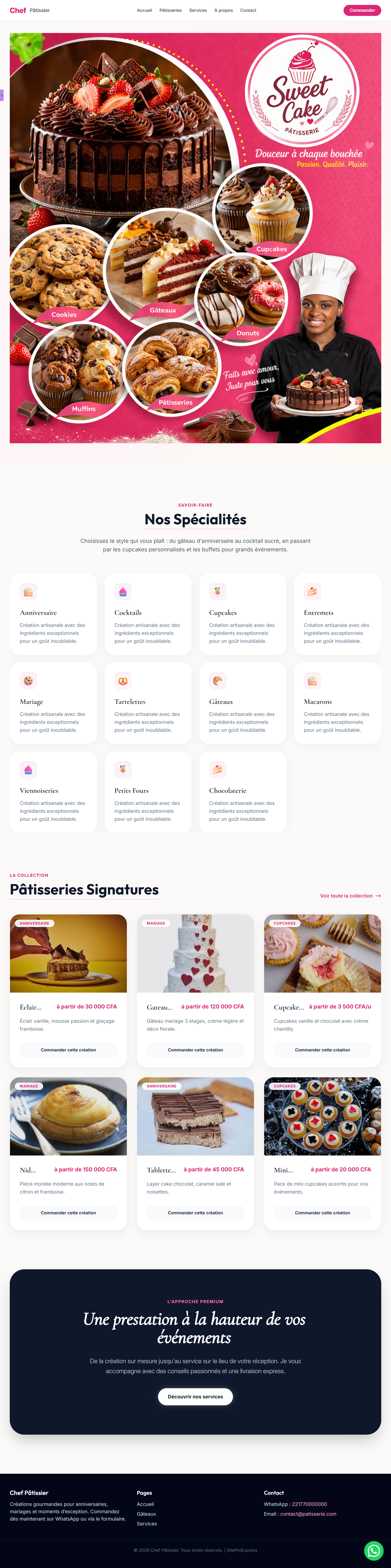 Site Pâtisserie - Image 3